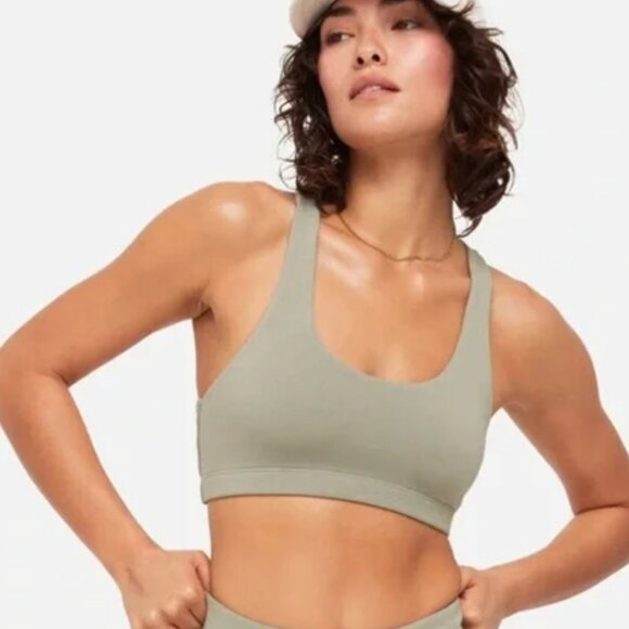 MATE the Label Organic Stretch Bra in Green Size Small $58 - Picture 1 of 4